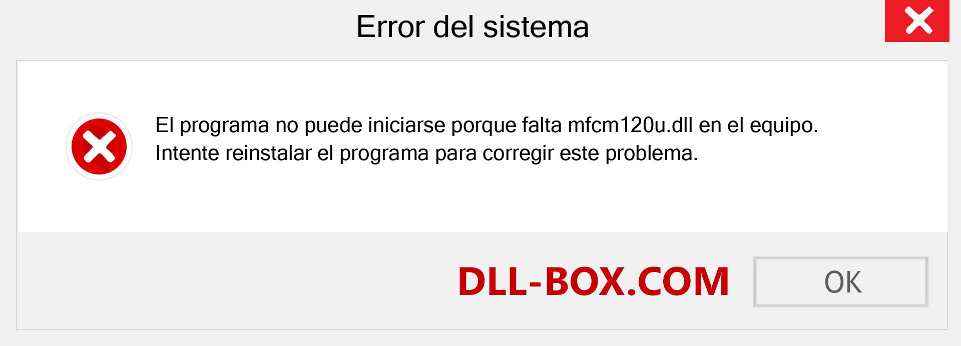 ¿Falta el archivo mfcm120u.dll ?. Descargar para Windows 7, 8, 10 - Corregir mfcm120u dll Missing Error en Windows, fotos, imágenes